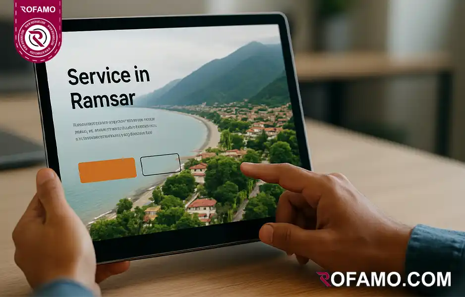 تصویر معماری اطلاعات بومی و لندینگ خدمات در سئو سایت رامسر