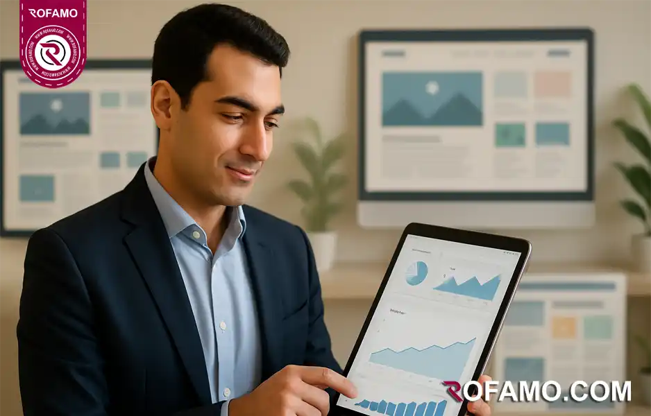 تصویر مربوط به ارزیابی نمونهکارها و نتایج واقعی شرکتهای طراحی سایت در قائمشهر