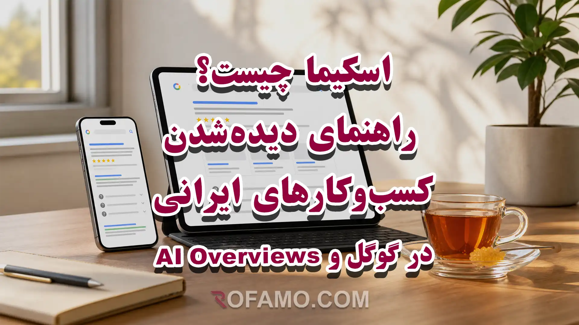 ارتباط اسکیما با گوگل و AI Overviews برای دیده‌شدن کسب‌وکارهای ایرانی