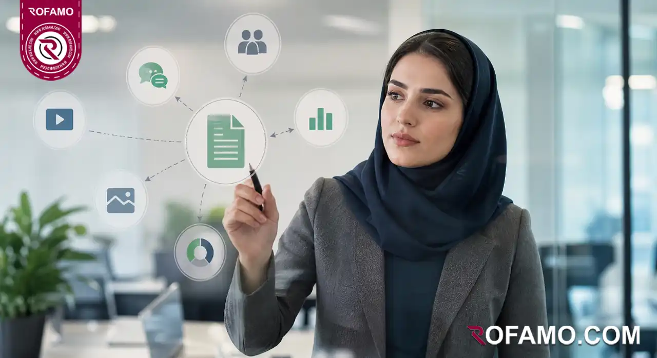 فلوچارت انتخاب بین پیلار پیج و صفحه خدمات برای شروع خوشه‌سازی محتوا و گرفتن لید